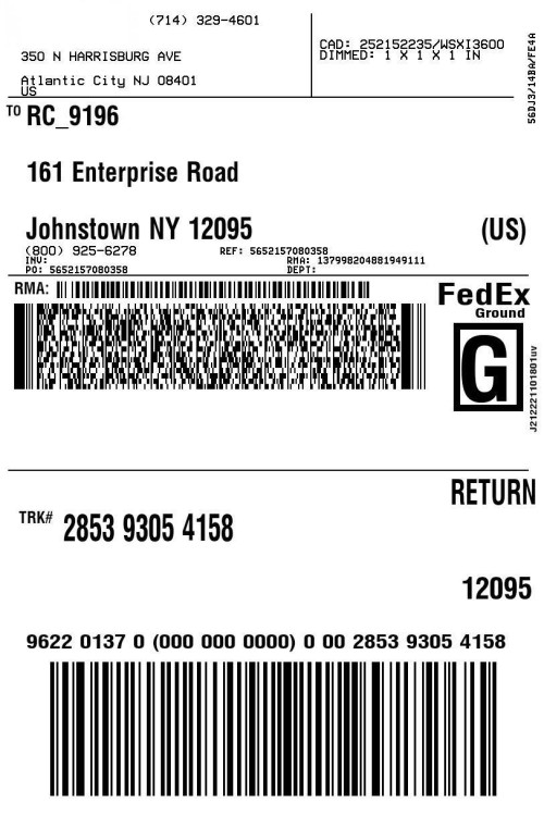 Return Label