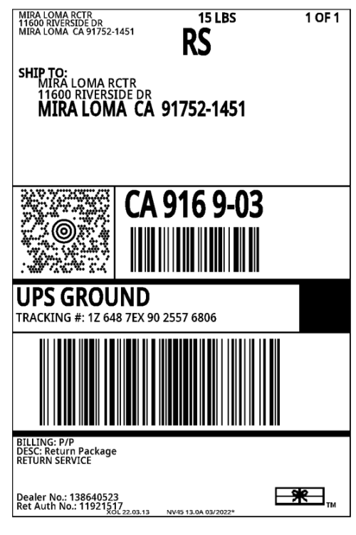 Return Label