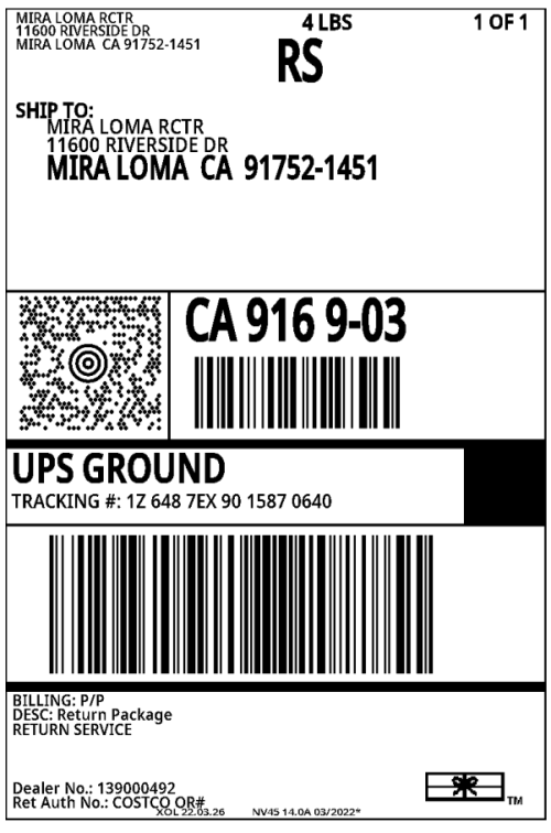 Return Label