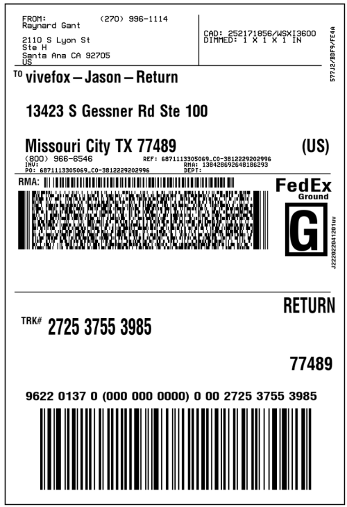Raynard-Gant-TB-Return-Label5dd163d0db50c1d2.png