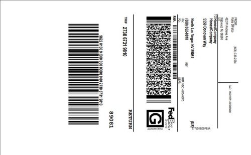 Return Label 9810