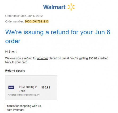 190 refund