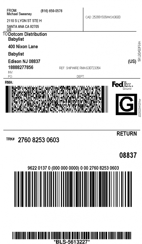 label Page 1