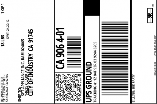 1ZA468W19079504581 return label