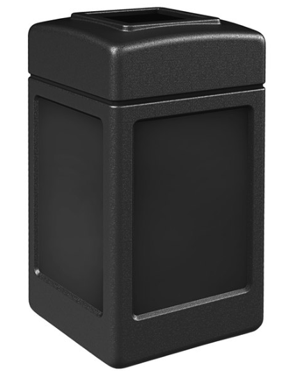 Commercial-Zone-732101-PolyTec-42-Gallon-Square-Black-Waste-Container2f37765f6555d505.png