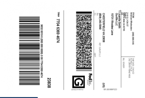 Shipping Label