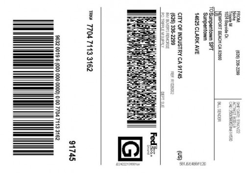 Return label for travis