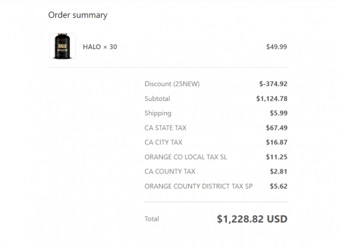 HALO INVOICE